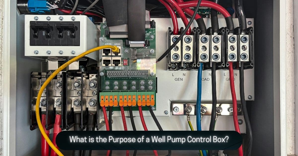 What is the Purpose of a Well Pump Control Box?